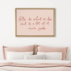 18" X 24" Sylvie Do What We Love Framed Canvas Wall Art By Maja Tomljanovic Gold - Kate And Laurel 10 18" X 24" Sylvie Do What We Love Framed Canvas Wall Art By Maja Tomljanovic Gold - Kate And Laurel -Home Decor GUEST aa116b65 652b 4ae3 807a 8f320b5b6513