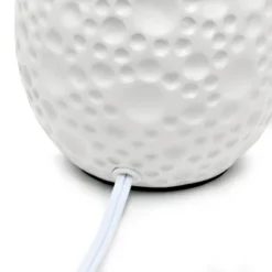 14.17" Traditional Ceramic Texture Thumbprint Tear Drop Table Desk Lamp With Tapered White Shade White - Creekwood Home 10 14.17" Traditional Ceramic Texture Thumbprint Tear Drop Table Desk Lamp With Tapered White Shade White - Creekwood Home -Home Decor GUEST aaaf8a8b 5388 4015 ad64 43adbe8e3876