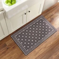 World Rug Gallery Border Anti-Fatigue Standing Mat -Home Decor GUEST aad7f8d9 305d 40a3 8a79 70347baafdc9