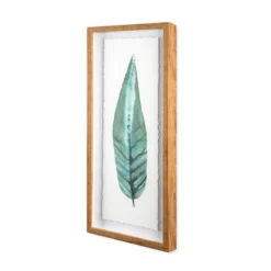 (Set Of 3) 28"x12" Framed Leaves Decorative Wall Art White - Threshold™ -Home Decor GUEST acdaaf97 e396 42ba 9510 65abb8f5a8a9