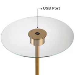 Possini Euro Design Volta Modern Floor Lamp With Tray Table 66" Tall Brass USB Charging Port White Drum Shade For Living Room Bedroom Office House 11 Possini Euro Design Volta Modern Floor Lamp With Tray Table 66" Tall Brass USB Charging Port White Drum Shade For Living Room Bedroom Office House -Home Decor GUEST ae42f343 3092 4467 92b4 cc5dfee6c9d2