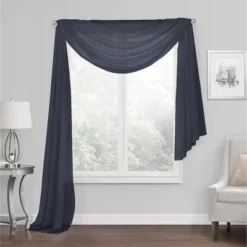 Kate Aurora Elegant Sheer Voile Window Scarf Valance -Home Decor GUEST afab4906 114d 4bea bc3b cac143b510eb
