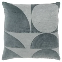 20"x20" Oversize Geometric Square Throw Pillow Cover - Rizzy Home -Home Decor GUEST b2162392 1159 4b6f 81b5 f7d7ec6999d1
