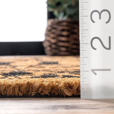 NuLOOM Monogrammed Doormat 2 NuLOOM Monogrammed Doormat - Image 2