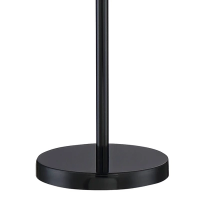 360 Lighting Bingham Modern Torchiere Floor Lamp With Side Lights 71 1/2" Tall Black Metal White Shade For Living Room Reading Bedroom Office House 6 360 Lighting Bingham Modern Torchiere Floor Lamp With Side Lights 71 1/2" Tall Black Metal White Shade For Living Room Reading Bedroom Office House - Image 6