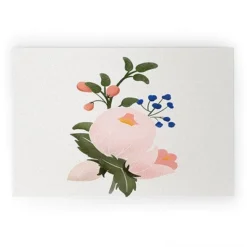 Showmemars Delicate Florals No2 Welcome Mat - Society6 -Home Decor GUEST bb784440 6dc2 4386 a257 b708d766c25e