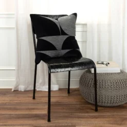 20"x20" Oversize Geometric Square Throw Pillow Cover - Rizzy Home -Home Decor GUEST bd69b530 4777 48a0 9c33 de1bb986c32a