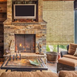 60" X 72" Outdoor Cord-Free Natural Rollup Blinds Natural - Radiance -Home Decor GUEST be2299ea cc9e 4e92 82be 804130784fe1