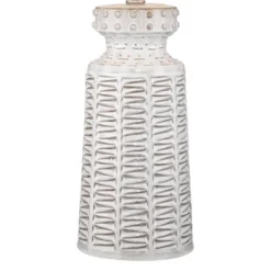 360 Lighting Helene Country Cottage Table Lamp 26" High Cream White Glaze Linen Tan Drum Shade For Bedroom Living Room Bedside Nightstand Office House 11 360 Lighting Helene Country Cottage Table Lamp 26" High Cream White Glaze Linen Tan Drum Shade For Bedroom Living Room Bedside Nightstand Office House -Home Decor GUEST c0e2fd34 6327 4c5e 90ef 3ba4a09cbd3f