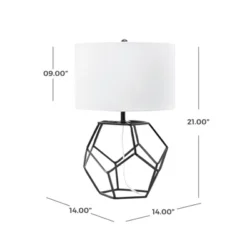 NuLOOM Midora 21" Iron Table Lamp -Home Decor GUEST c66abf10 2470 4c8c b020 65ff83deebaa