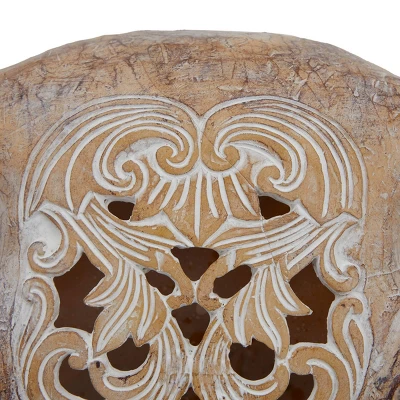 Resin Bull Skull Wall Decor - Olivia & May 4 Resin Bull Skull Wall Decor - Olivia & May - Image 4