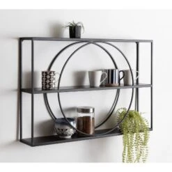 36" X 24" Pirzada Geometric Wall Shelf Black - Kate & Laurel All Things Decor 9 36" X 24" Pirzada Geometric Wall Shelf Black - Kate & Laurel All Things Decor -Home Decor GUEST cd7a4802 fcdd 4c6a bdd6 dd332bb3c483