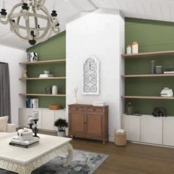 Vintage Wood Scroll Arched Window Inspired Wall Decor With Metal Scrollwork Relief White - Olivia & May 14 Vintage Wood Scroll Arched Window Inspired Wall Decor With Metal Scrollwork Relief White - Olivia & May -Home Decor GUEST ce512611 c224 467c b314 c5c30f17fabf