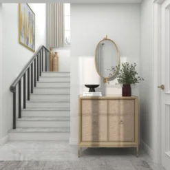 Industrial Wood Oval Shaped Wall Mirror - Olivia & May -Home Decor GUEST cfa4f2a2 cd96 4392 901a e5522afed7f3