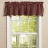 Park Designs Sturbridge Wine Valance - 72''L - Red