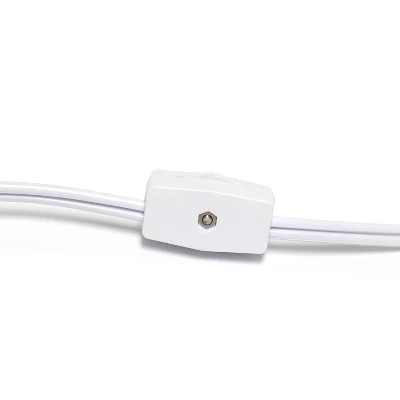 14.17" Traditional Ceramic Texture Thumbprint Tear Drop Table Desk Lamp With Tapered White Shade White - Creekwood Home 3 14.17" Traditional Ceramic Texture Thumbprint Tear Drop Table Desk Lamp With Tapered White Shade White - Creekwood Home - Image 3