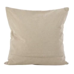 Saro Lifestyle Embroidered Floral Design Cotton Poly Filled Throw Pillow