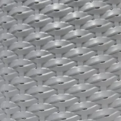 20.4" Traditional Ceramic Purled Texture Bedside Table Desk Lamp With White Fabric Drum Shade Gray - Simple Designs -Home Decor GUEST da4c7644 f6f3 4a30 b13c 9fea98b5fdd1