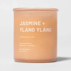 Glass Jar Jasmine And Ylang Candle Orange - Threshold™ 8 Glass Jar Jasmine And Ylang Candle Orange - Threshold™ -Home Decor GUEST e0062fa1 a715 4c57 8af9 3bb2b339e1cb