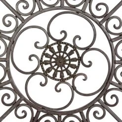 Metal Fleur De Lis Scrollwork And Wall Decor Black - Olivia & May -Home Decor GUEST e0d5f4e5 6da0 442f 80f5 358d80bd18ee