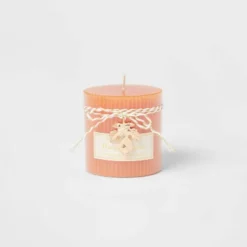 Ribbed Pillar Pumpkin Spice Candle - Threshold™ -Home Decor GUEST e467f067 2ab8 486b 8756 c7488700fa1b