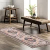 NuLOOM Nevaeh Machine Washable Bohemian Medallion Area Rug