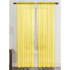 Celine Sheer Rod Pocket Curtain Panel 55in X 90in By Ramallah Trading -Home Decor GUEST e6df49ce 94d8 4bdc bf67 abacbfe31229