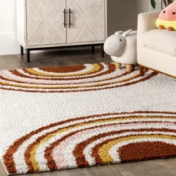 NuLOOM Dotty Half Sunset Shag Area Rug -Home Decor GUEST e749ab99 a207 4069 a841 7d017a87247f