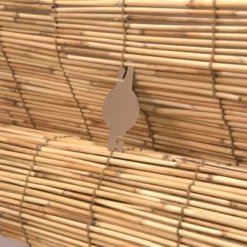 60"x72" Hyman Light Filtering Outdoor Cord Free Reed Rollup Horizontal Blinds Brown -Home Decor GUEST e7941df7 e185 4aa2 acc6 ffda6fef03d1