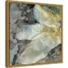 16" X 16" Abstracted Lily I By Jennifer Goldberger Framed Canvas Wall Art - Amanti Art
