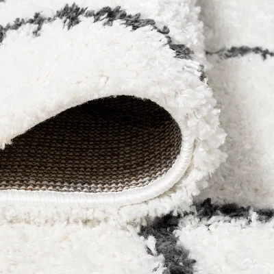 Cami Moroccan Style Diamond Shag Area Rug - JONATHAN Y 8 Cami Moroccan Style Diamond Shag Area Rug - JONATHAN Y - Image 8