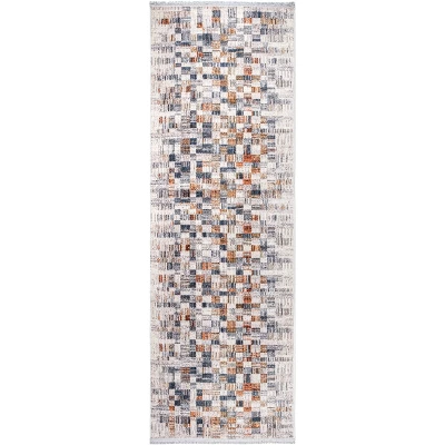 NuLOOM Mindy Faded Contemporary Tiles Fringe Area Rug 9 NuLOOM Mindy Faded Contemporary Tiles Fringe Area Rug - Image 9