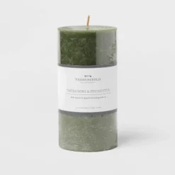 Pillar Candle Water Mint & Eucalyptus Green - Threshold™ -Home Decor GUEST eb62ccc5 3893 4d1a adca 151ee7e678f3