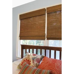 Radiance Cape Cod 37-in Cordless Maple Roman Shade