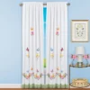 Collections Etc Lily Butterfly Drapes