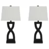 Set Of 2 Amasai Table Lamps Black - Signature Design By Ashley