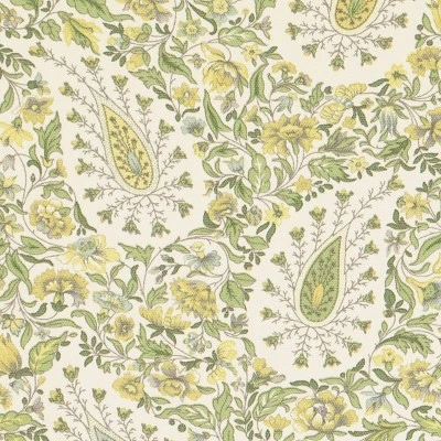 2pk 52"x36" Paisley Verveine Window Tiers Green - Waverly 2 2pk 52"x36" Paisley Verveine Window Tiers Green - Waverly - Image 2