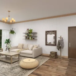 Wood Floral Carved Acanthus Wall Mirror Brown - Olivia & May -Home Decor GUEST f299f6b3 2300 4100 b470 a2a0d590475c