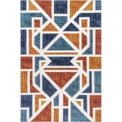 NuLOOM Alexia Contemporary Geometric Indoor/Outdoor Patio Area Rug -Home Decor GUEST f2c57eee 1e00 4e83 8781 f1745e0e2304