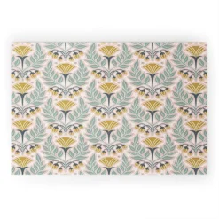 Heather Dutton La Floraison Blush Pink Looped Vinyl Welcome Mat - Society6 -Home Decor GUEST f5009b92 30e1 406b 8d5f 80b2c0c3a540