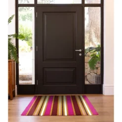 2'x3' Colorstar Emperor Stripe Indoor Door Mat - Bungalow Flooring