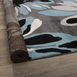 World Rug Gallery Contemporary Modern Flowers Area Rug -Home Decor GUEST f7b9f299 eaf1 4d22 a8d7 b2f95971a069