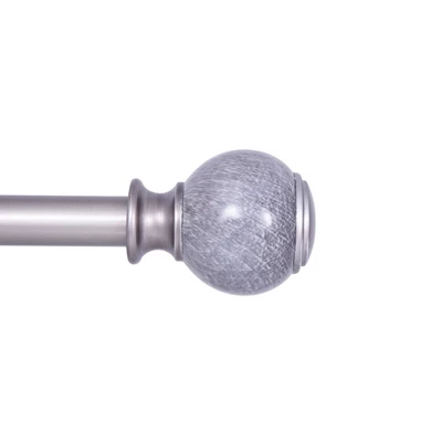 Kenney Noah 1" Premium Decorative Window Curtain Rod 3 Kenney Noah 1" Premium Decorative Window Curtain Rod - Image 3