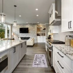 World Rug Gallery 'Kitchen Is The Heart Of The Home' Anti-fatigue Mat -Home Decor GUEST fa53efbe fc11 488b 86ab 57413957f47a