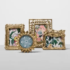 4" X 4" Cast Sunburst Frame Gold - Opalhouse™ 5 4" X 4" Cast Sunburst Frame Gold - Opalhouse™ -Home Decor GUEST fd37b239 5c24 4dd7 9ffd e03c865a7260