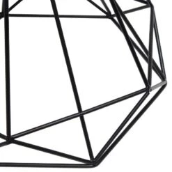 Geometric Wired Table Lamp With Fabric Shade Black - Lalia Home -Home Decor GUEST fd75e3ed acdd 4a72 801a 98c5d090ffc9