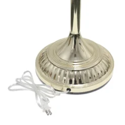 1-Light Torchiere Floor Lamp With Marbleized Glass Shade Gold - Lalia Home -Home Decor GUEST ff9f9fb4 2757 4495 9a3b a668d58d5c22