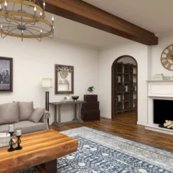 Wood Floral Carved Acanthus Wall Mirror Brown - Olivia & May -Home Decor GUEST ffa9a7d1 a1e7 4fb4 a813 87c043e29fa2