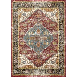 NuLOOM Indoor/Outdoor Transitional Medallion Muriel Patio Area Rug -Home Decor GUEST ffb89ae7 a03a 4361 819c ddb05a7e870a