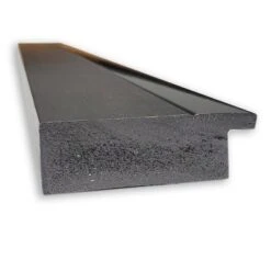 33" X 27" Non-Beveled Tuxedo Black Wall Mirror - Amanti Art